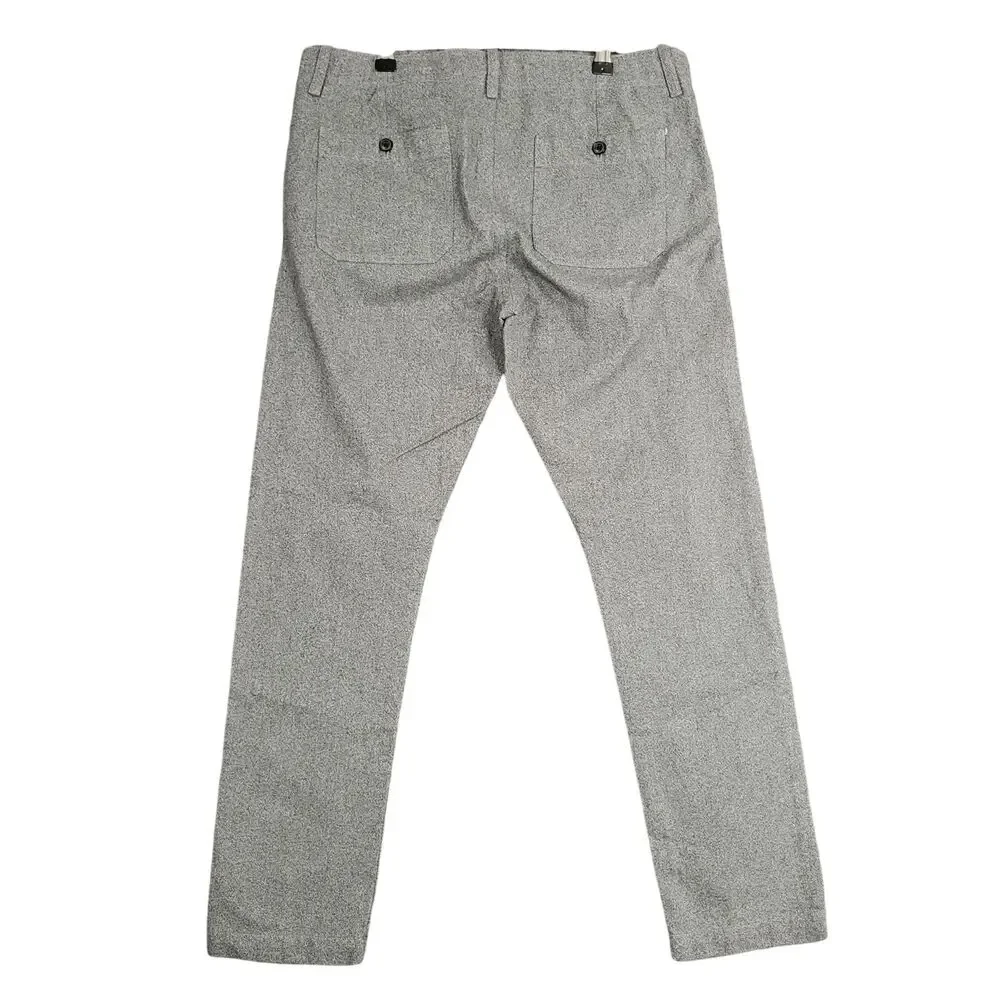 NWT BANANA REPUBLIC Gray Fulton Skinny Heritage Collection Twill Pant SIZE 32x30